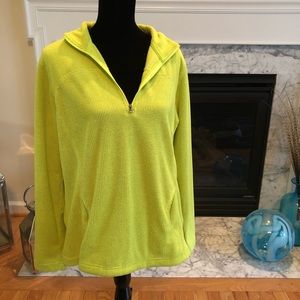 Tek Gear Highlighter Yellow 3/4 Zip